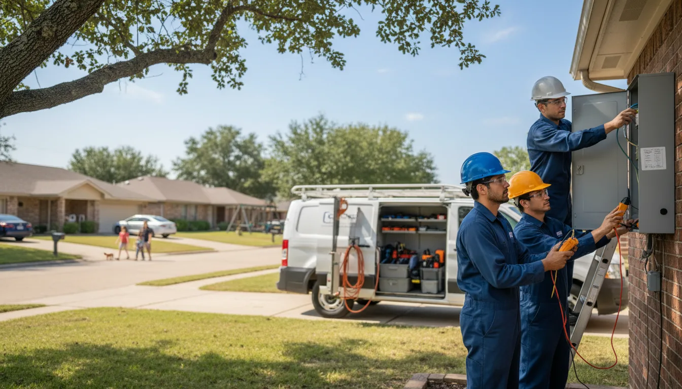 Certified electrician providing emergency electrical services in Burden, KS